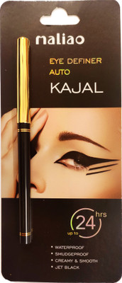 maliao matte sketch pen long lasting waterproof eyeliner kajal intense black quick drying 5 ml (Jet black)(Jet Black, 5 ml)