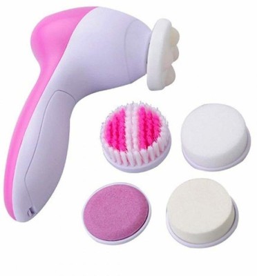 HIGHEX Skin Smoothing 5 in 1 Portable Compact Body & Face Beauty Care Facial Massager
