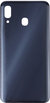 Spares4ever Samsung A30 Black Back Panel(Black)