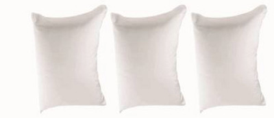 Navi collection Microfibre Solid Sleeping Pillow Pack of 3(White)