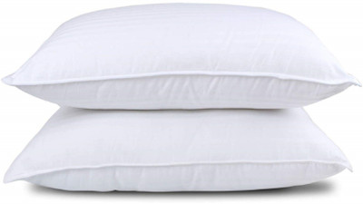 Navi collection Microfibre Solid Sleeping Pillow Pack of 3(White)