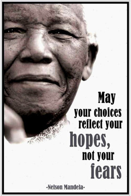 Nelson Mandela Poster (Cover Area :- 13 X 19 inch) Paper Print(19 inch X 13 inch, Rolled)