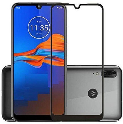 Pannu Edge To Edge Tempered Glass for Motorola e6s(Pack of 1)