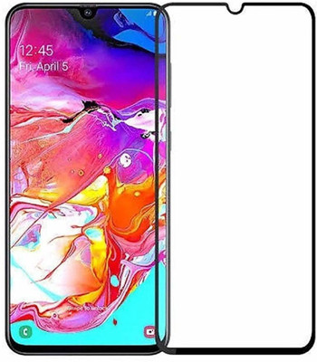 DSCASE Edge To Edge Tempered Glass for Samsung Galaxy A70(Pack of 1)