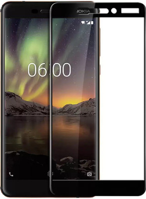 Dolphin Edge To Edge Tempered Glass for Nokia 6.1(Pack of 1)
