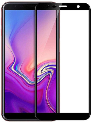 Dolphin Edge To Edge Tempered Glass for Samsung J4 Plus super curved edges(Pack of 1)