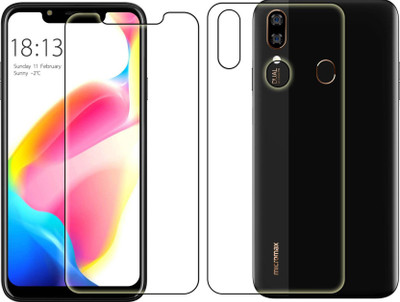 Duepio Front and Back Screen Guard for MICROMAX INFINITY N12(Pack of 2)