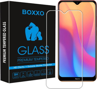 Boxxo Tempered Glass Guard for Redmi 8(Pack of 1)