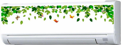 Asmi Collections 95 cm Butterfly and Tree Leaves Self Adhesive Sticker(Pack of 1)