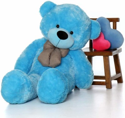 RSS Stuffed Teddy Bear Soft Toy blue - 4 Feet (121 cm ) Sky blue  - 120 cm(Blue)