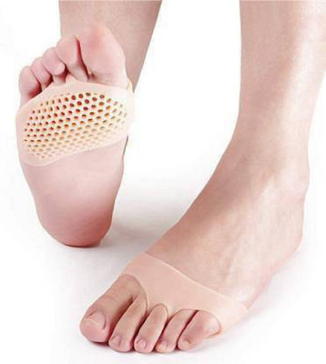 FIVANIO New Soft Silicon Gel Half Toe Sleeve Forefoot Pads For Pain Relief Foot Support Heel Support(Multicolor)