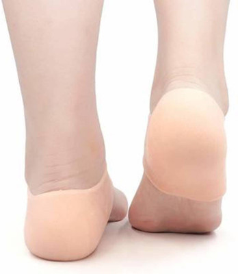 ZIORK ANTI CRACK HEEL SOCKS GEL PAD Heel Support(Beige)