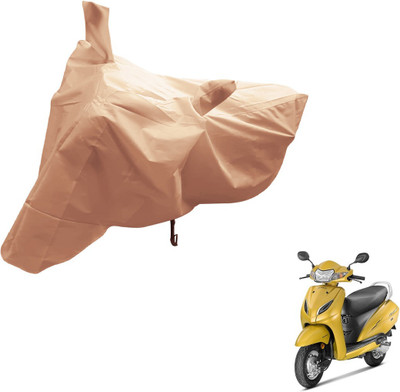 Auto Hub Two Wheeler Cover for Honda(Activa 5G, Beige)