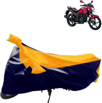 aksmit Two Wheeler Cover for Hero(Hunk, Blue, Yellow)