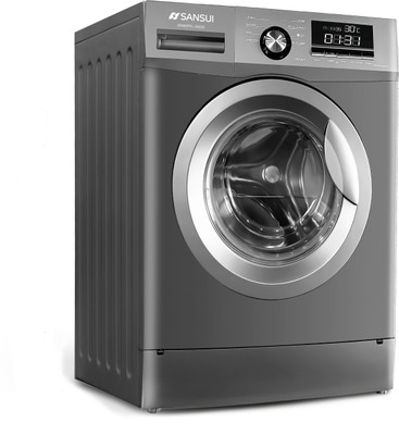 Sansui 6 kg Fully Automatic Front Load with In-built Heater Silver, Grey (JSX60FFL-2022C)