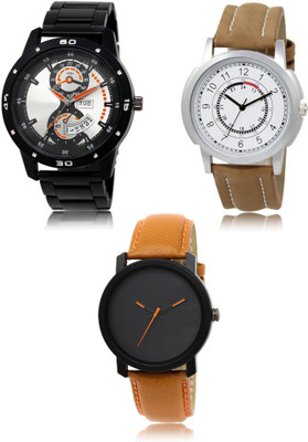 REMIXON New latest Designer Combo of 3 Analog Watch  - For Men