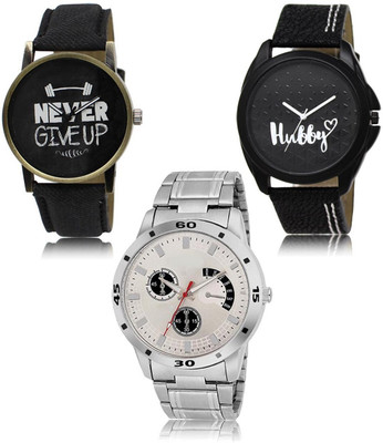 FERRIZZO New latest Designer Combo of 3 Analog Watch  - For Men