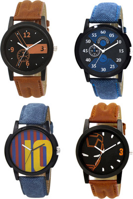 Heeva 1241-Luxury quality 4 Pice Best combo Analog Watch For-Men Analog Watch - For Men