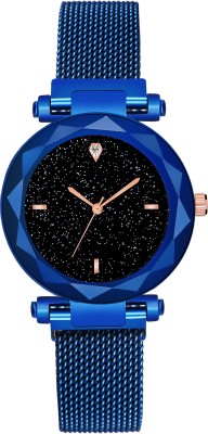 give and take Magnatic lock stap Analog Watch  - For Girls