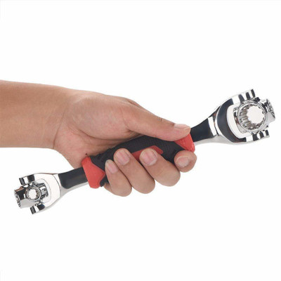 VibeX Tiger Wrench® -67 ® Wrench Tool with 360 Degree Rotating Head Double Sided Socket Wrench(Pack of 1)