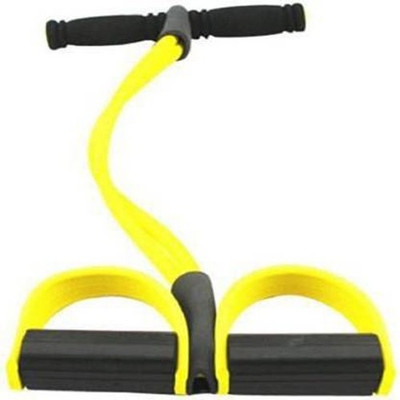 AGROBOTICS ®Rubber Pull Rope Reducer, Waist Body Shaper, Pull String Ab Exerciser(Yellow)