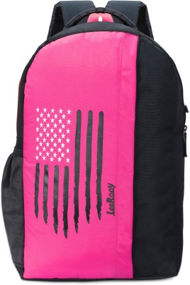 LeeRooy MN BG16 black 17.5inch B type 24 ltr Bag for mordern colledge boys and girls 41 L Laptop Backpack(Pink)