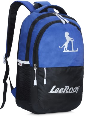 LeeRooy school bag Blue style 16 L Laptop Backpack(Multicolor)