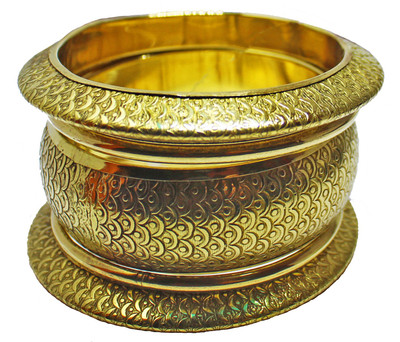 JSD Alloy Gold-plated Bangle Set(Pack of 2)