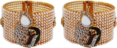 JSD Alloy Gold-plated Bracelet Set(Pack of 2)