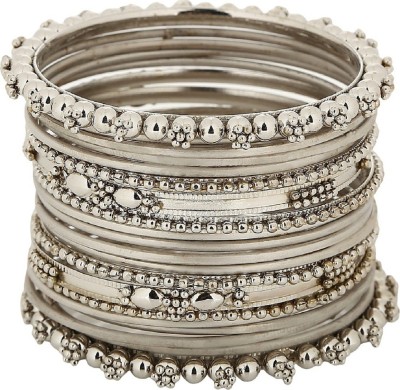 JSD Alloy Gold-plated Bangle Set(Pack of 18)