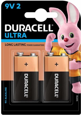 DURACELL 9V -2pcs  Battery(Pack of 2)