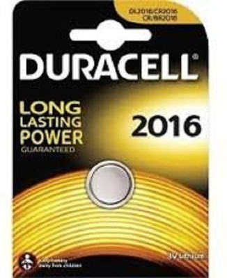 DURACELL CR 2016 3V Lithium Coin   Battery