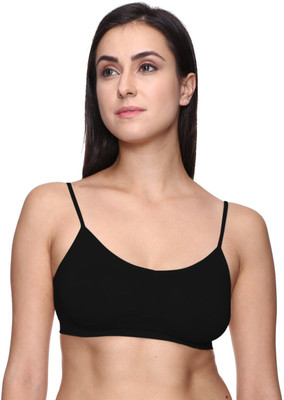 Glamoras Padded Seamless sports bra Women Sports Lightly Padded Bra(Black)
