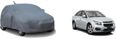 Kavach Car Cover For Chevrolet Cruze (With Mirror Pockets)(Grey)