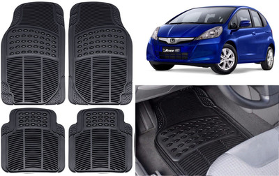 Auto Kite Rubber, PVC Standard Mat For  Honda Jazz(Black)
