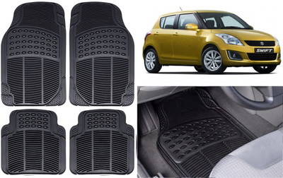 Auto Kite Rubber, PVC Standard Mat For  Maruti Suzuki Swift(Black)