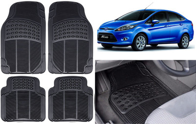 Auto Kite Rubber, PVC Standard Mat For  Ford Fiesta Old(Black)