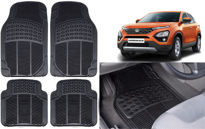 Auto Kite Rubber, PVC Standard Mat For  Tata Harrier(Black)