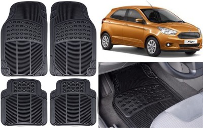 Auto Kite Rubber, PVC Standard Mat For  Ford Figo(Black)