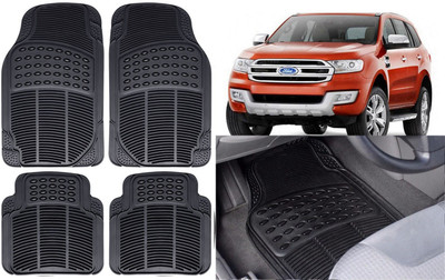 Auto Kite Rubber, PVC Standard Mat For  Ford Endeavour(Black)