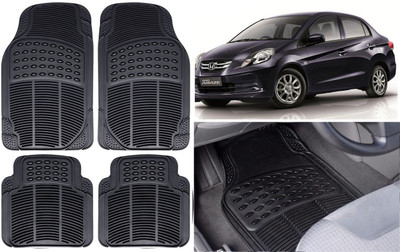 Auto Kite Rubber, PVC Standard Mat For  Honda Amaze(Black)