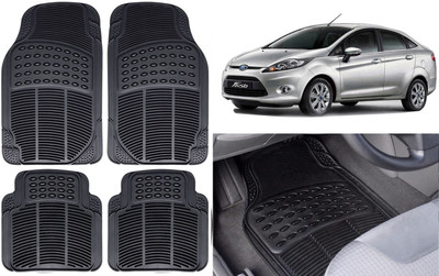 Auto Kite Rubber, PVC Standard Mat For  Ford New Fiesta(Black)