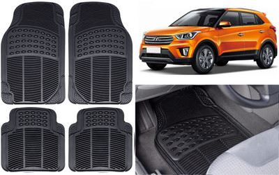 Auto Kite Rubber, PVC Standard Mat For  Hyundai Creta(Black)