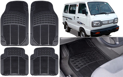 Auto Kite Rubber, PVC Standard Mat For  Maruti Suzuki Omni(Black)