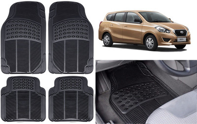 Auto Kite Rubber, PVC Standard Mat For  Datsun Go+(Black)