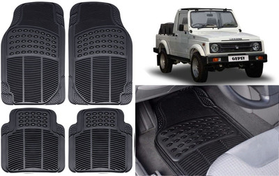 Auto Kite Rubber, PVC Standard Mat For  Maruti Suzuki Gypsy MG-410(Black)