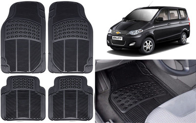 Auto Kite Rubber, PVC Standard Mat For  Chevrolet Enjoy(Black)