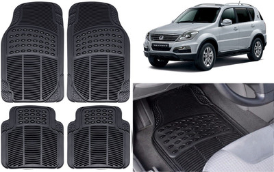 Auto Kite Rubber, PVC Standard Mat For  SsangYong Rexton(Black)