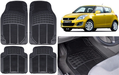 Auto Kite Rubber, PVC Standard Mat For  Maruti Suzuki Swift(Black)