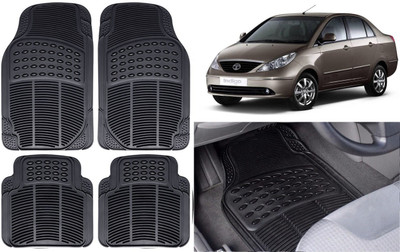 Auto Kite Rubber, PVC Standard Mat For  Tata Indigo(Black)